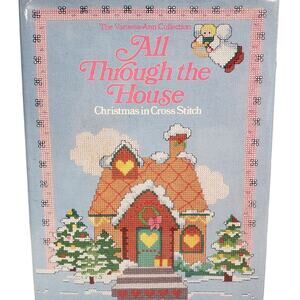 Christmas Cross Stitch All Through The House Vanessa Ann Collection Hardback